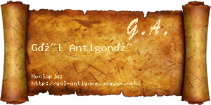 Gál Antigoné névjegykártya